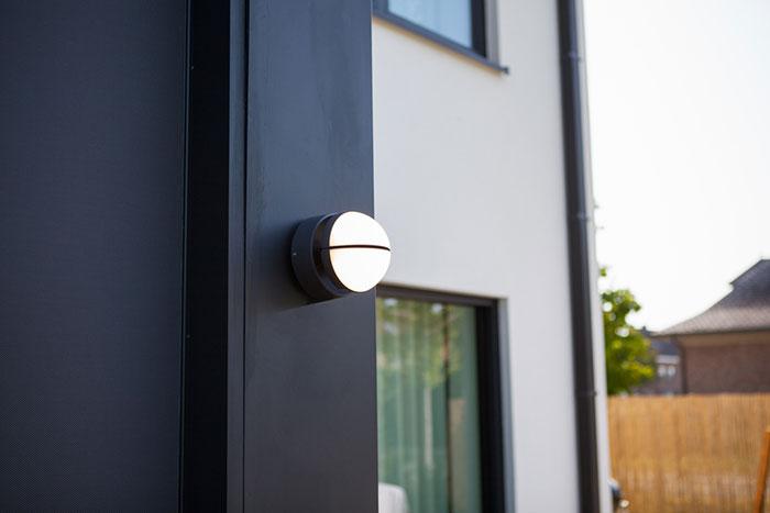 Lutec Architectural Eklips udendørs væglampe