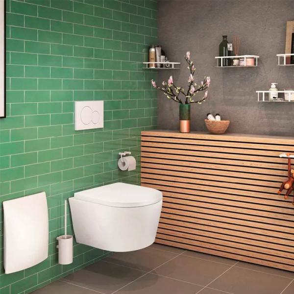 Pressalit Trend væghængt toilet inkl. Comfort D2 sæde Pressalit Trend væghængt toilet inkl. Comfort D2 sæde