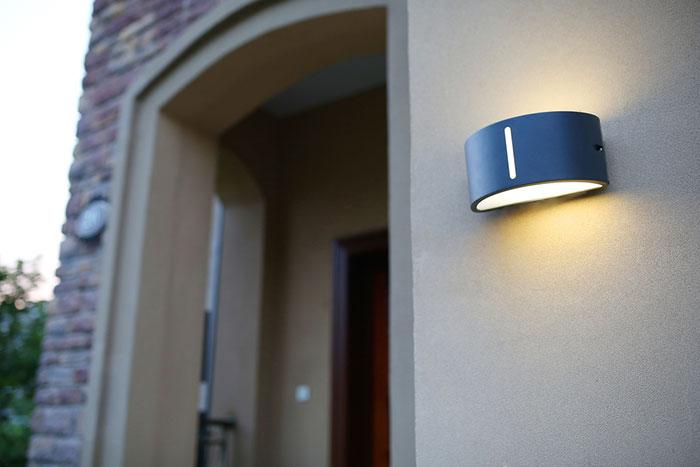 Lutec Architectural Bonn udendørslampe til væg