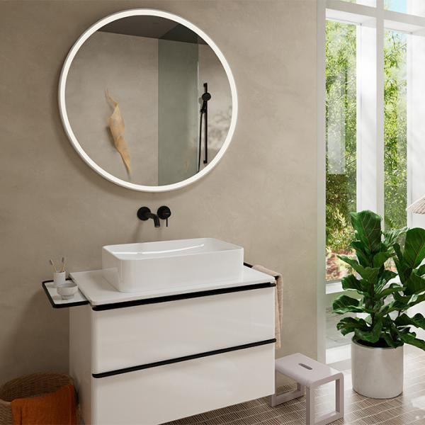 hansgrohe Tecturis S komplet håndvaskarmatur til indbygning m/EcoSmart+ - 165 - Mat sort