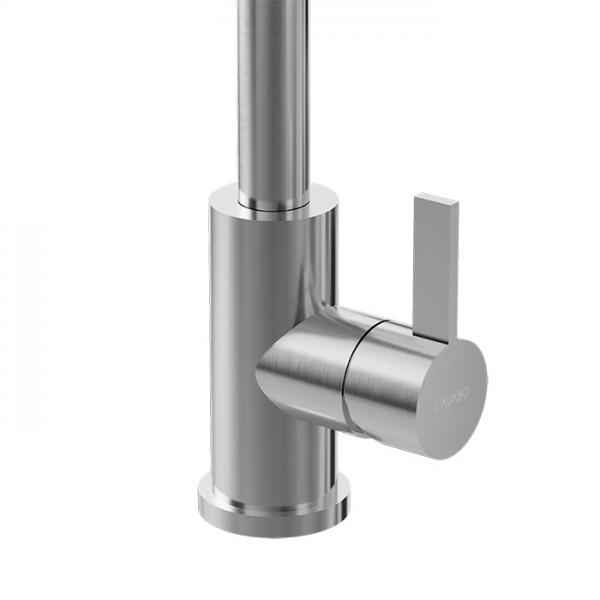 Lavabo Kubus 140 RS Square køkkenarmatur - Rustfrit stål Lavabo Kubus 140 RS Square køkkenarmatur - Rustfrit stål