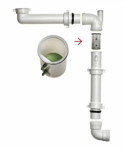 Lavabo Panama pladsbesparende vandlås til håndvask Lavabo Panama pladsbesparende vandlås til håndvask