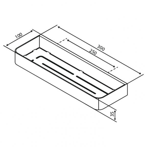 Damixa Zen pakke til bruseren - Børstet messing Damixa Zen pakke til bruseren - Børstet messing