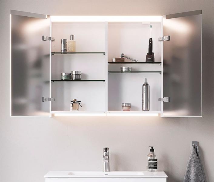 Cassøe 60 spejlskab m/lys og lysstyring - Hvid Cassøe 60 spejlskab m/lys og lysstyring - Hvid