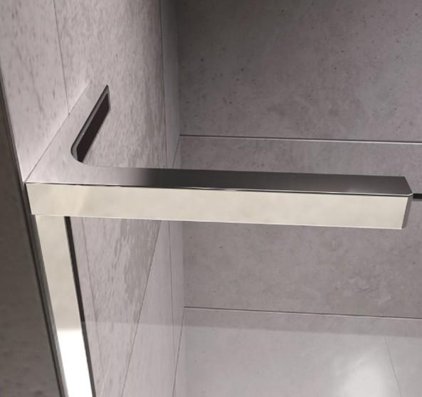 Strømberg Faro 42 bruseniche m/skydedøre 86x86 - Klar glas/krom Strømberg Faro 42 bruseniche m/skydedøre 86x86 - Klar glas/krom