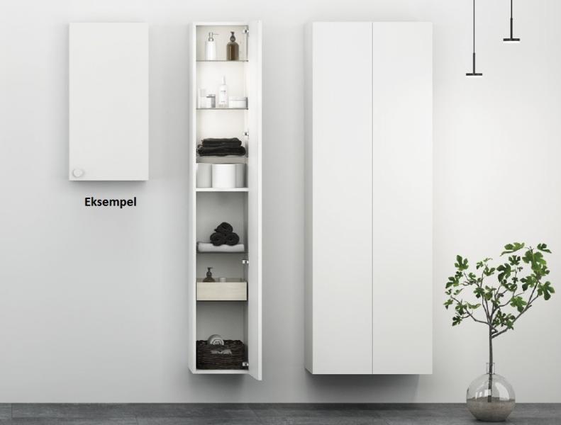 Dansani YOU Classic 40 overskab m/ramme - Venstre - Hvid mat/hvid mat Dansani YOU Classic 40 overskab m/ramme - Venstre - Hvid mat/hvid mat