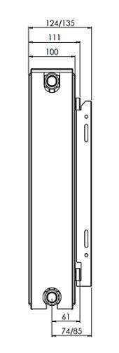 Outlet - Altech C4 radiator 22 - 600 x 1600 mm Outlet - Altech C4 radiator 22 - 600 x 1600 mm