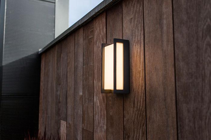 Lutec Architectural Qubo udendørslampe til væg 22 x 11 cm