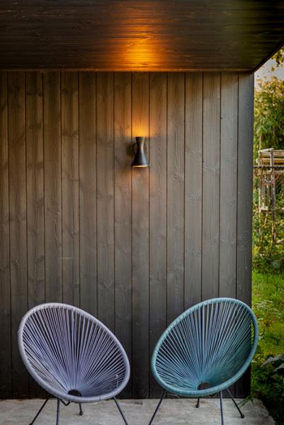 Lutec Architectural Brund udendørslampe til væg