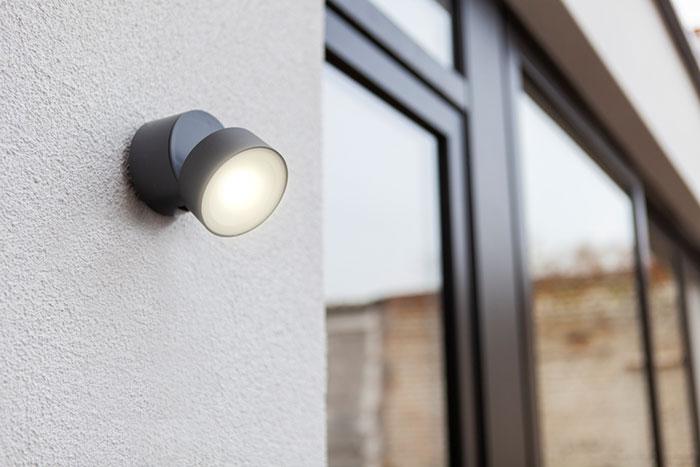 Lutec Architectural Trumpet udendørslampe til væg - Mini