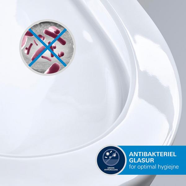 Grohe Solido Euro toiletpakke m/s&aelig;de, cisterne og betjening i krom