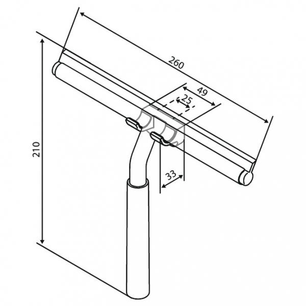 Damixa Zen pakke til bruseren - Børstet grafitgrå Damixa Zen pakke til bruseren - Børstet grafitgrå