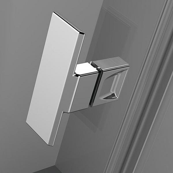 Strømberg Noma 20 nichedør 800mm - Højre - Krom Strømberg Noma 20 nichedør 800mm - Højre - Krom