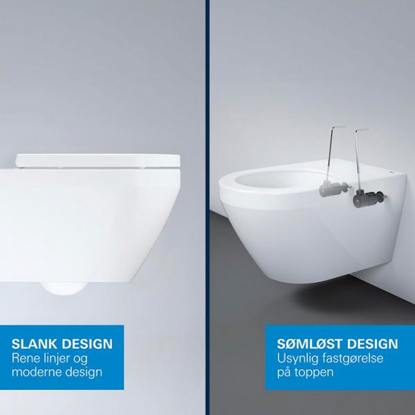 Grohe Solido Euro toiletpakke m/s&aelig;de, cisterne og betjening i krom