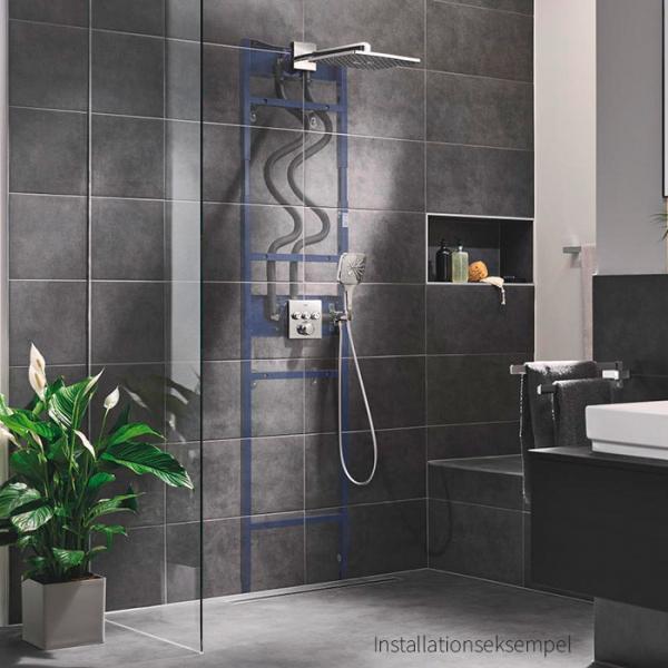 Grohe SmartControl 310 komplet brusesystem m/Shower Frame - Firkantet