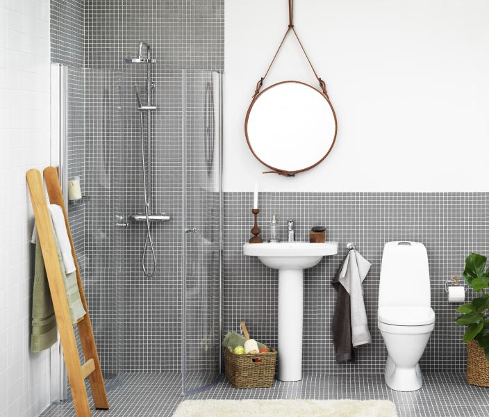 Gustavsberg Nautic toilet 5500L m/skjult S-lås og C+ Gustavsberg Nautic toilet 5500L m/skjult S-lås og C+