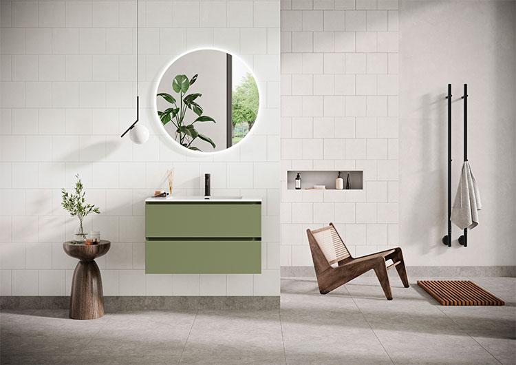 Str&oslash;mberg Lux 80 m&oslash;bels&aelig;t - Olive gr&oslash;n