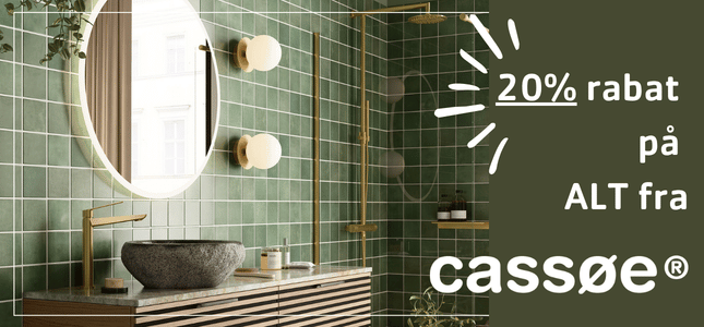 Spar 20% på cassøe